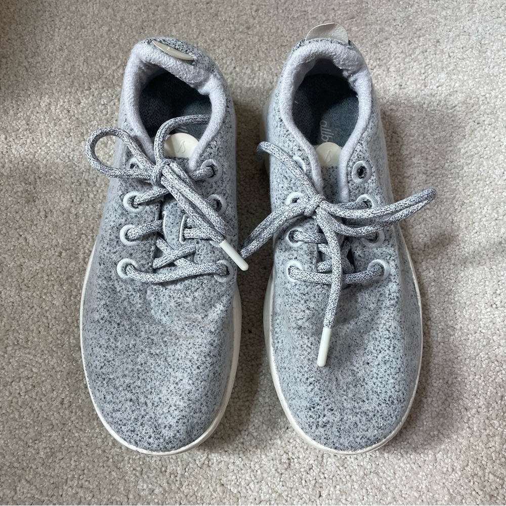 Allbirds Gray Wool Runners Women’s Size 8